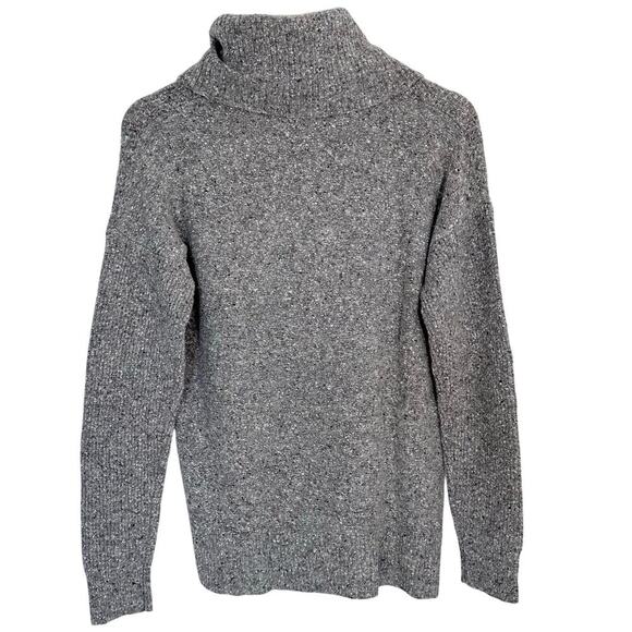 Madewell Convertible Wool Cashmere Sweater Turtleneck Crew Neck | Gray | SZ S - Picture 7 of 14